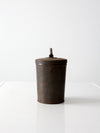 vintage ice cream canister with dasher