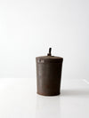 vintage ice cream canister with dasher