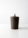vintage ice cream canister with dasher