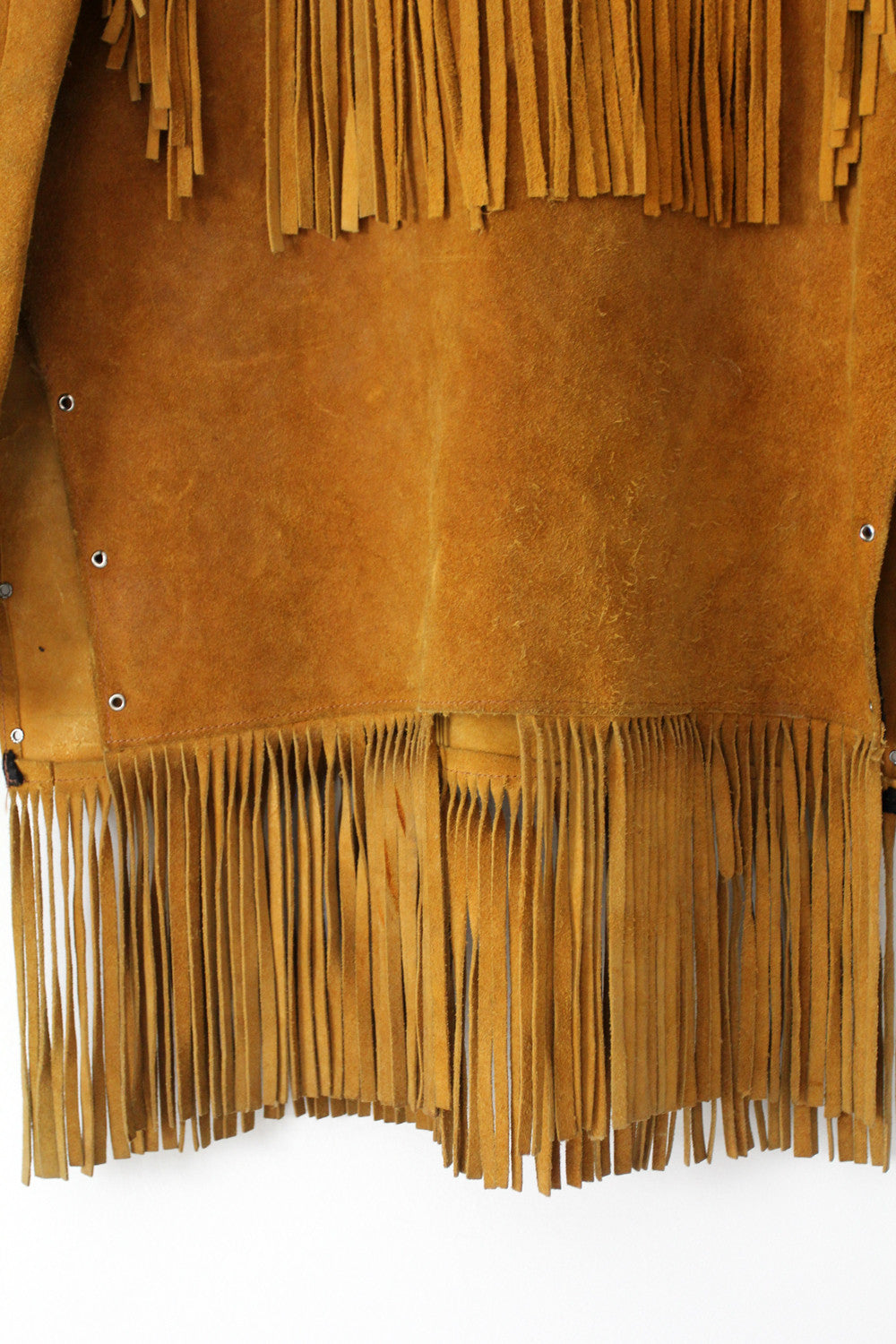 vintage 60s fringe pullover jacket