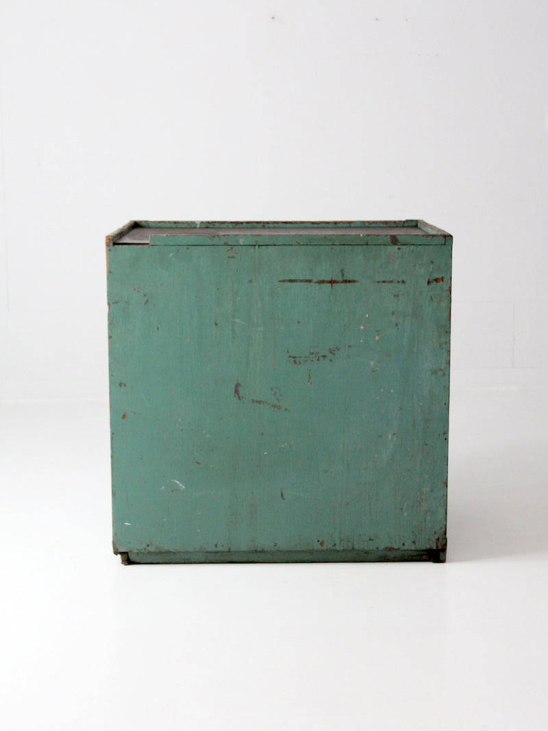 antique primitive painted cabinet