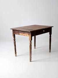 antique primitive kitchen table