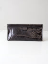 vintage black clutch