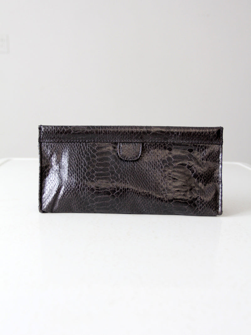 vintage black clutch