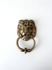 vintage brass lion door knocker