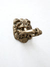 vintage brass lion door knocker