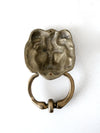 vintage brass lion door knocker