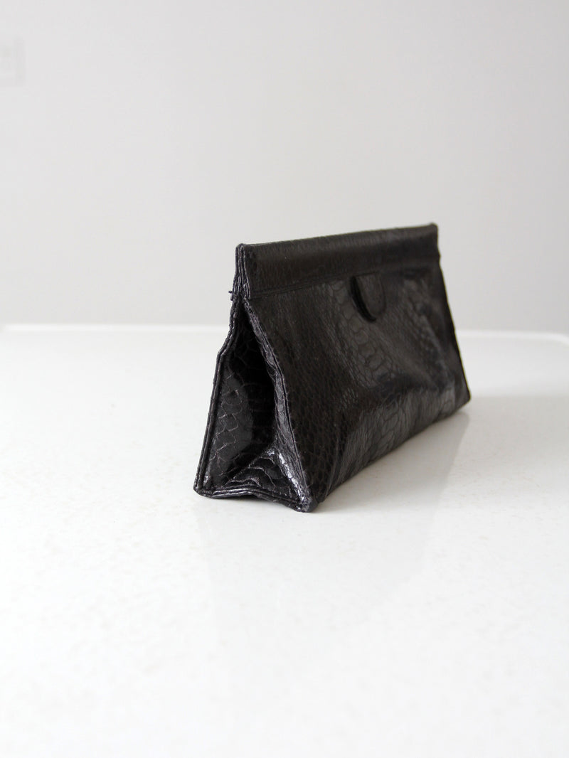 vintage black clutch