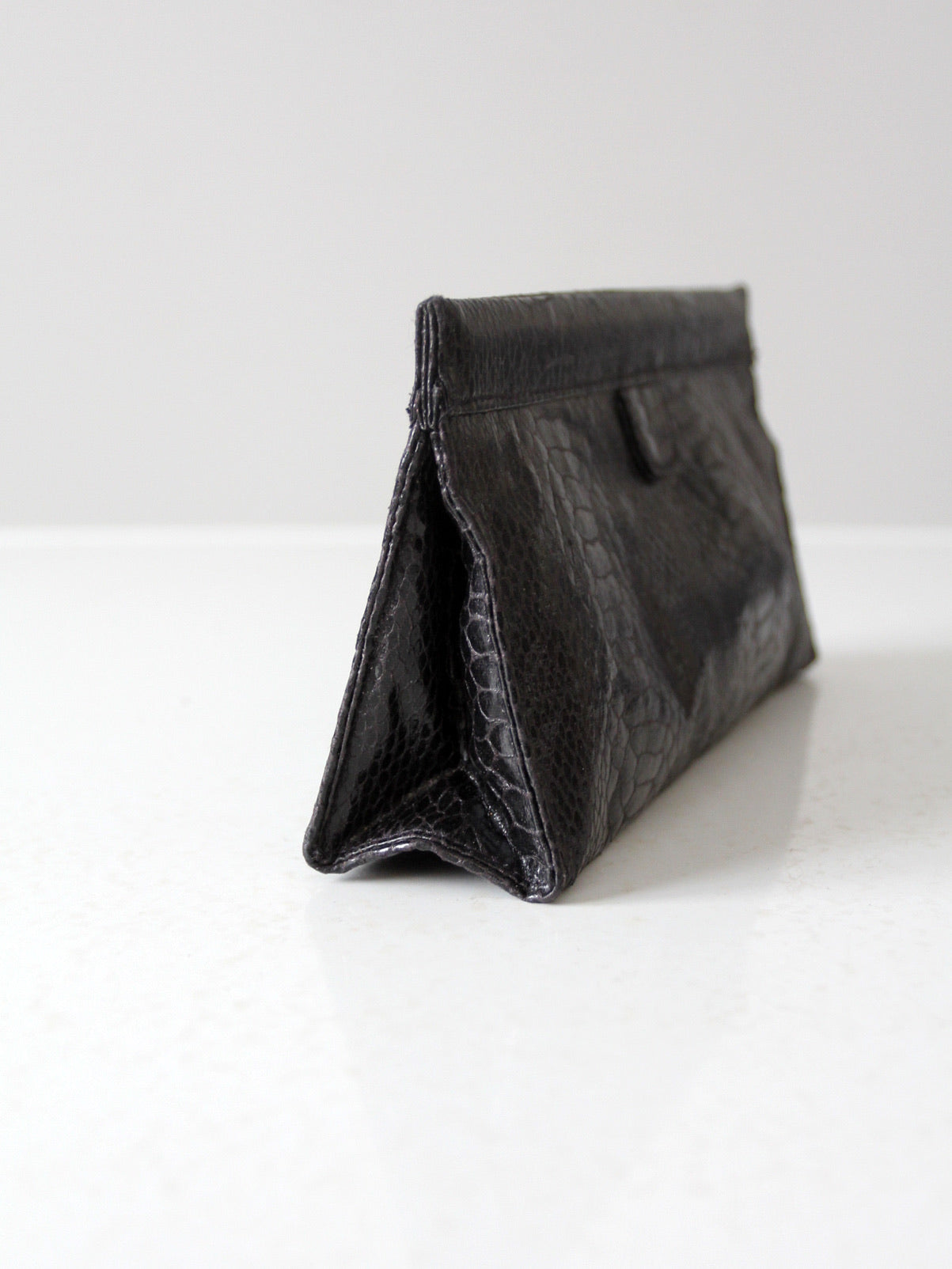 vintage black clutch