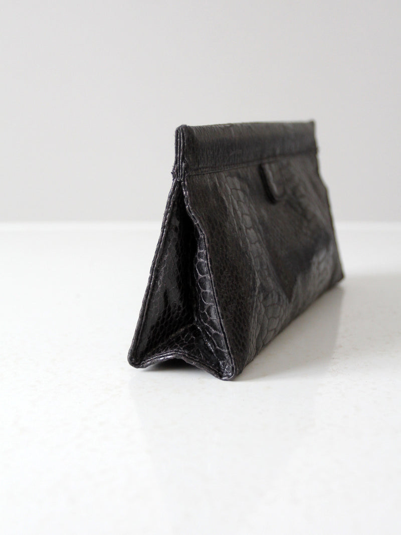 vintage black clutch