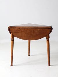 mid century drop leaf end table