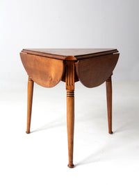 mid century drop leaf end table