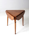 mid century drop leaf end table