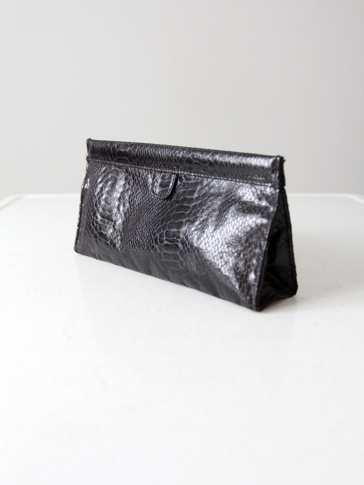 vintage black clutch