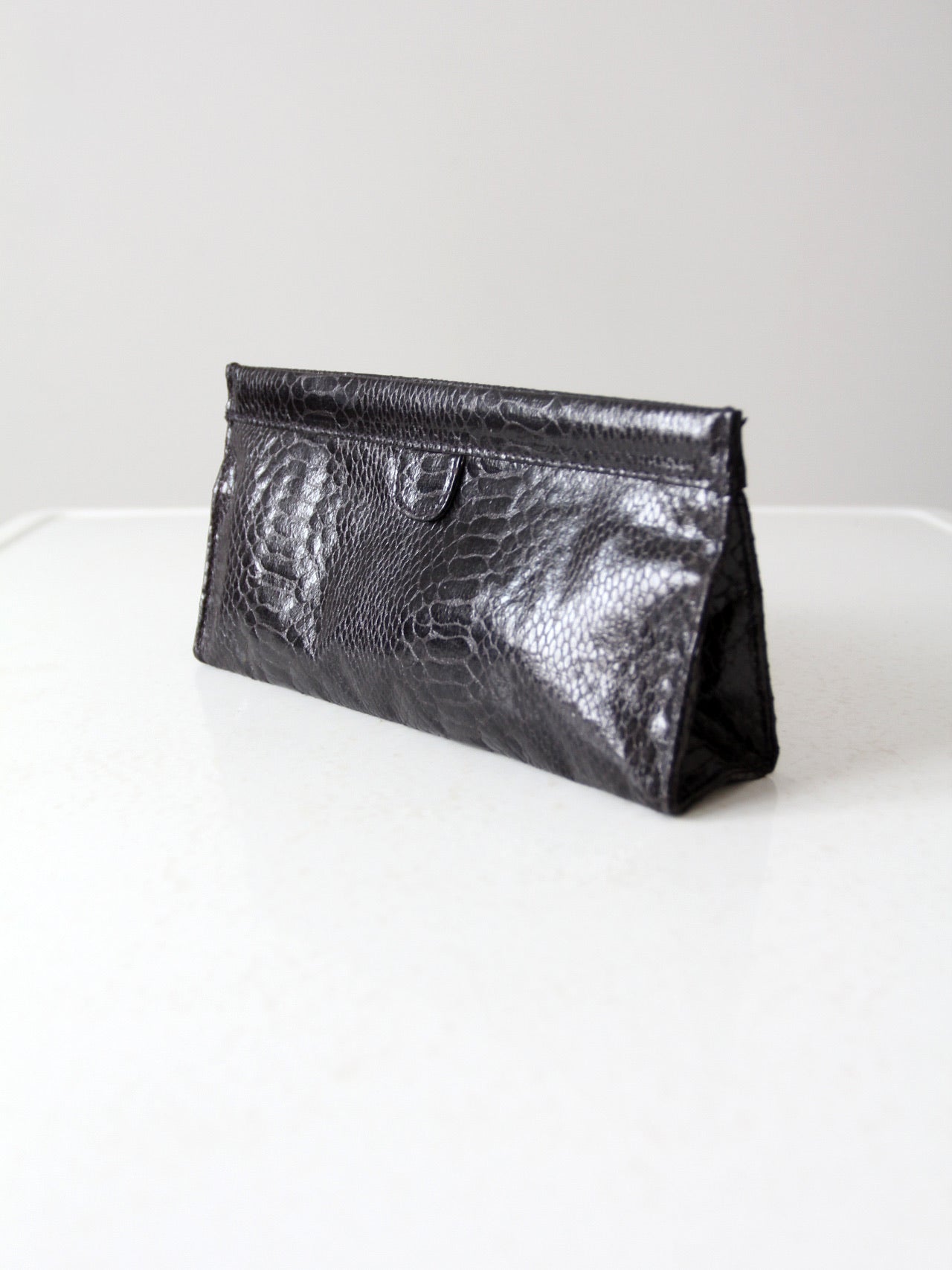 vintage black clutch