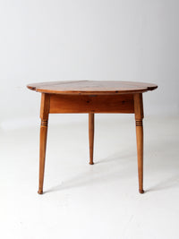 mid century drop leaf end table