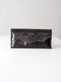 vintage black clutch