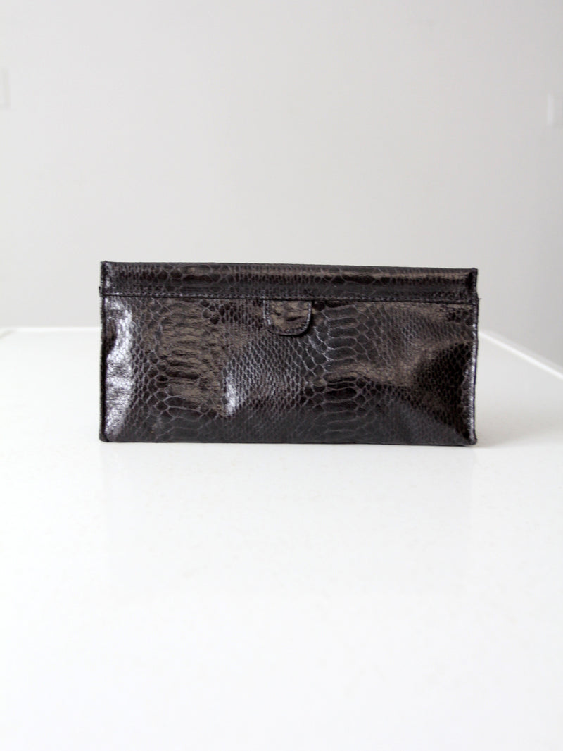 vintage black clutch