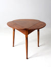 mid century drop leaf end table