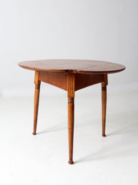 mid century drop leaf end table