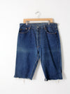 vintage Levis 501 bermuda cut offs, W 37