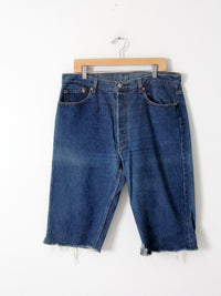 vintage Levis 501 bermuda cut offs, W 37