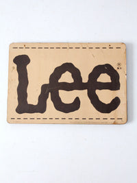 vintage Lee sign