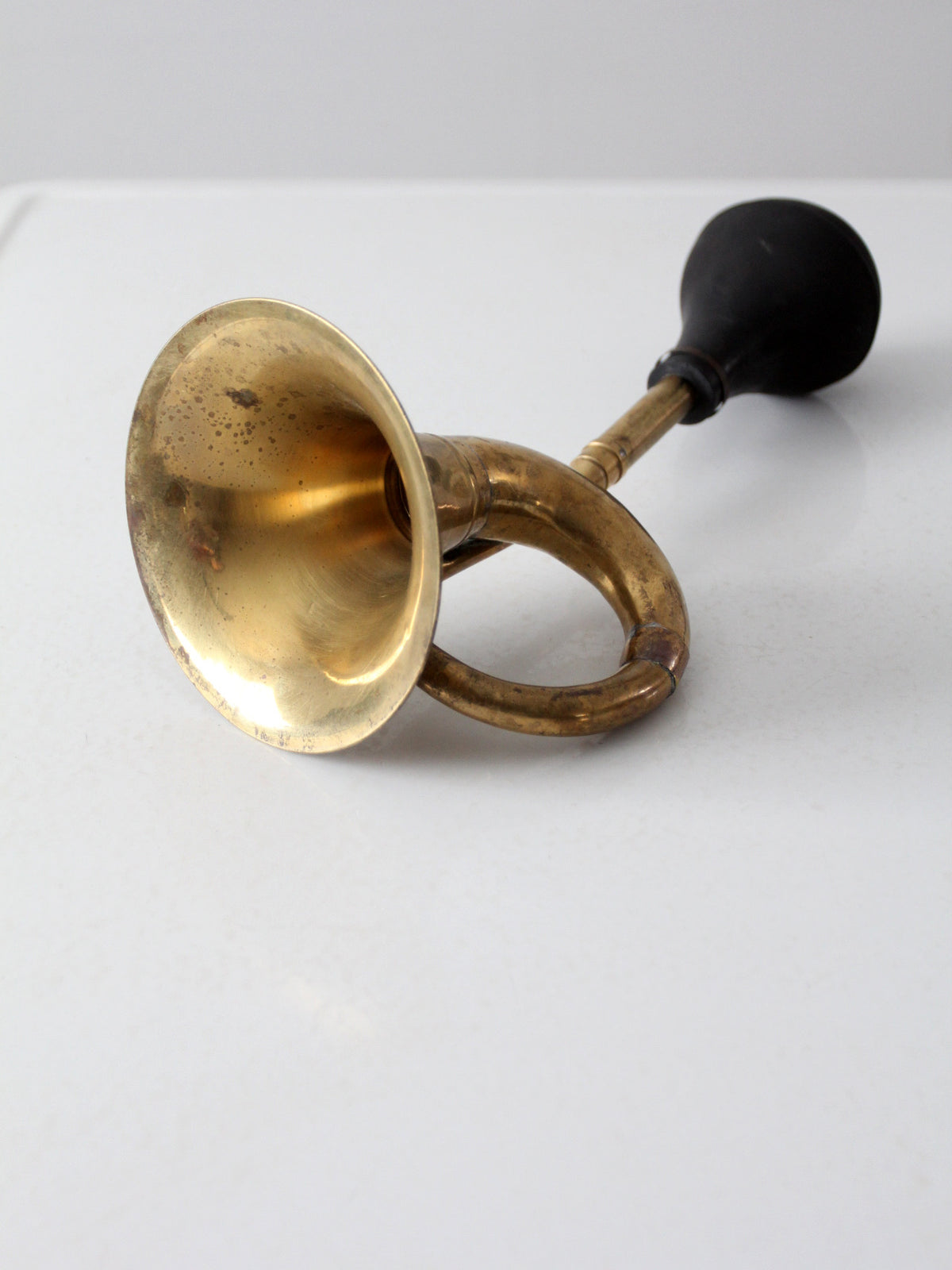 vintage brass bulb horn