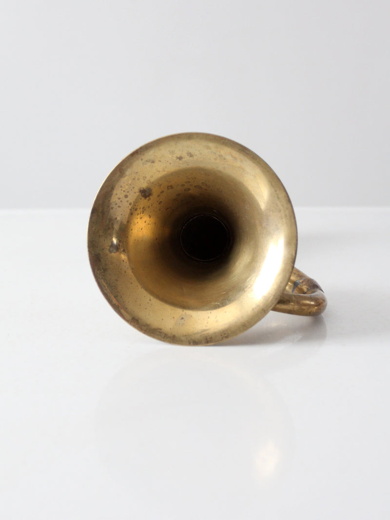 vintage brass bulb horn