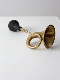 vintage brass bulb horn