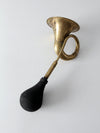 vintage brass bulb horn