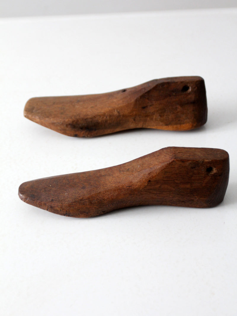 antique cobbler's shoe last set