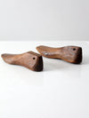 antique cobbler's shoe last set