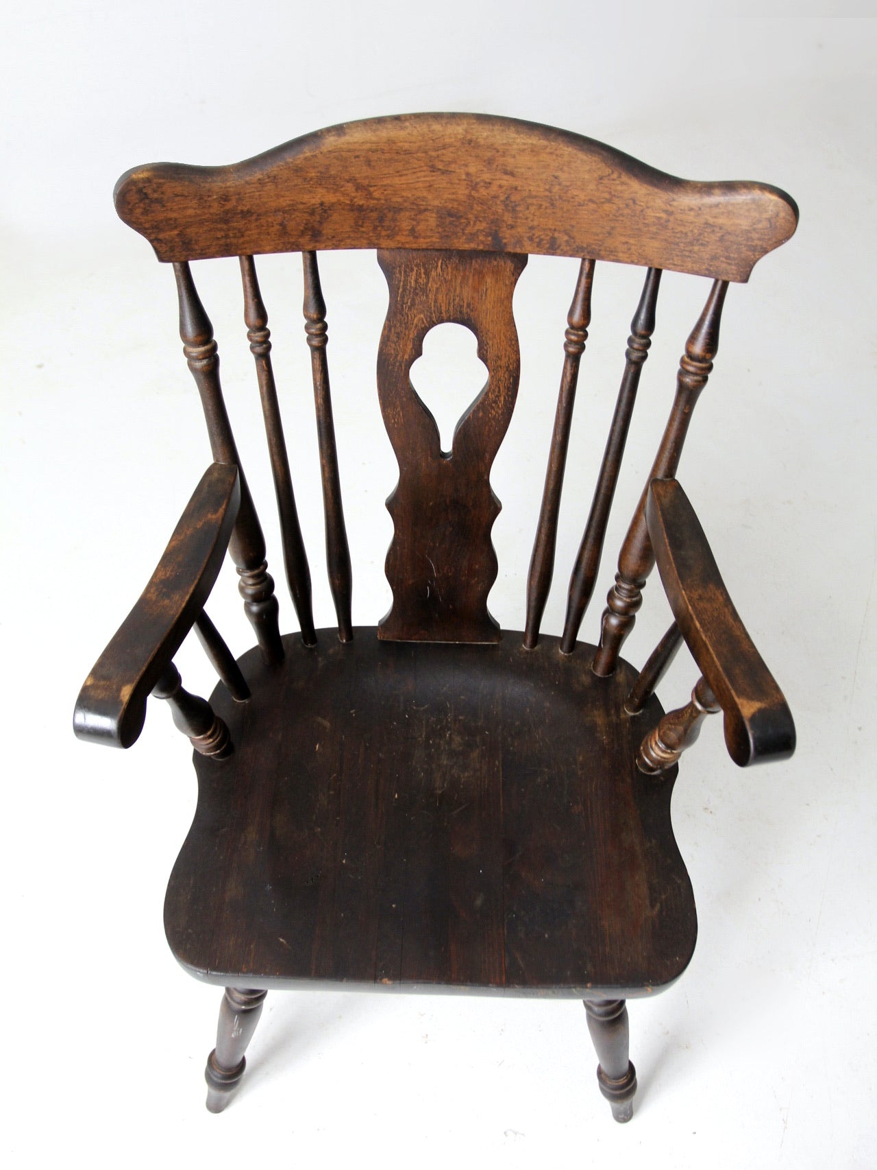 mid-century Nichols & Stone Windsor arm chair