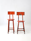 vintage industrial stool