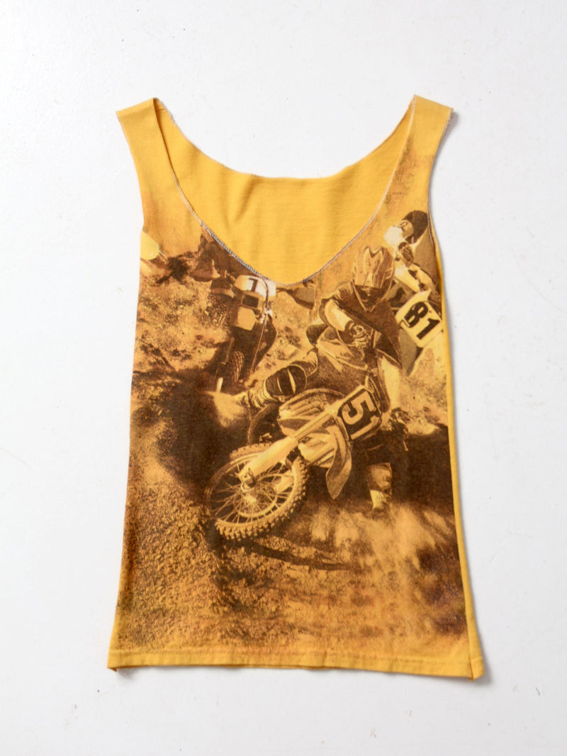 vintage motor bike graphic tank