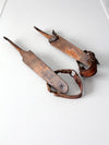 antique J Noorman Denham ice skates