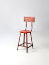vintage industrial stool