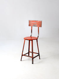 vintage industrial stool