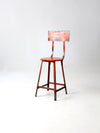 vintage industrial stool