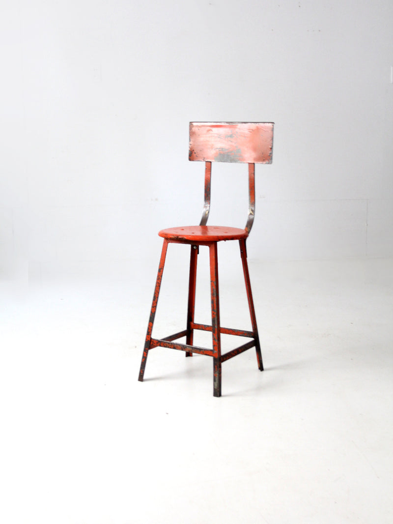 vintage industrial stool