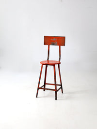 vintage industrial stool