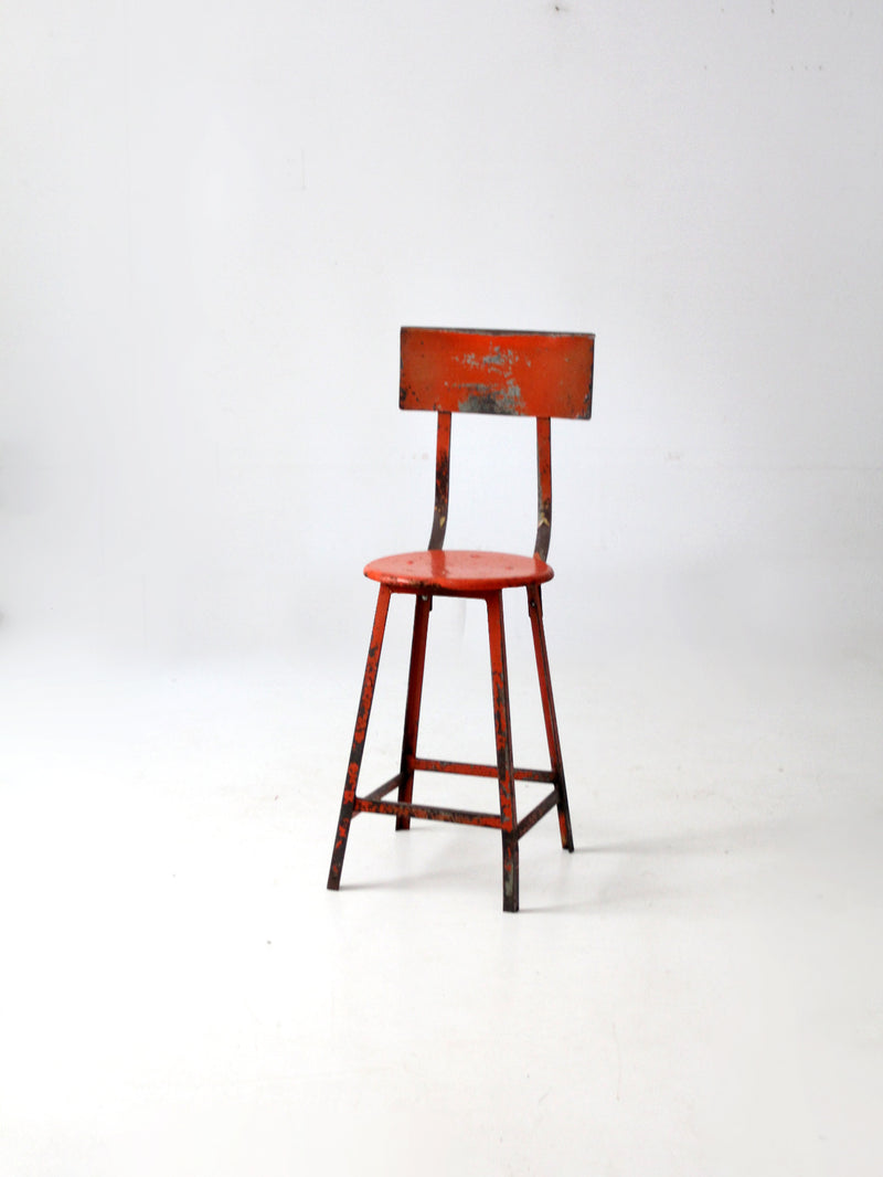 vintage industrial stool