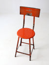 vintage industrial stool