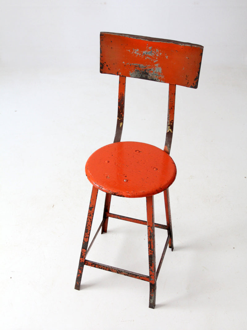 vintage industrial stool