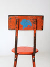 vintage industrial stool