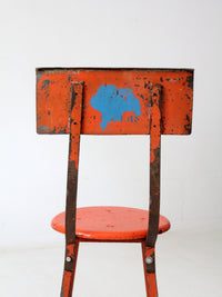 vintage industrial stool