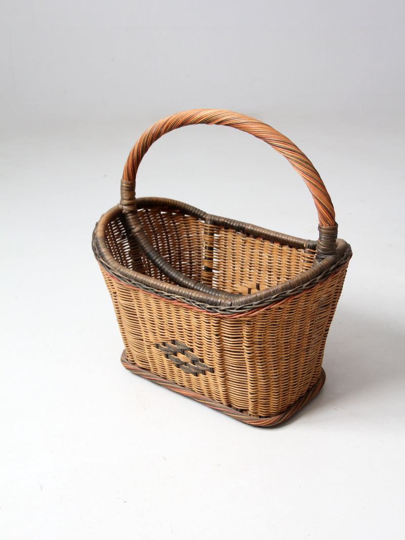 vintage wicker basket
