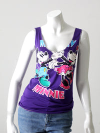 vintage Mickey and Minnie tank top