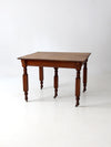 antique five leg dining table